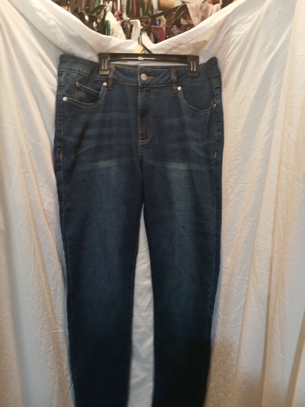 Tahari Dark Blue Skinny Jeans